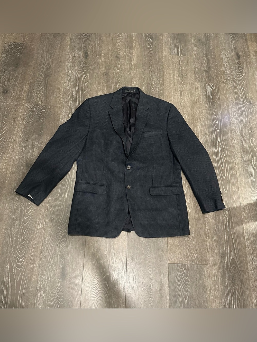 Lauren Ralph Lauren Men's gray Plaid Sport Blazer men’s size Large